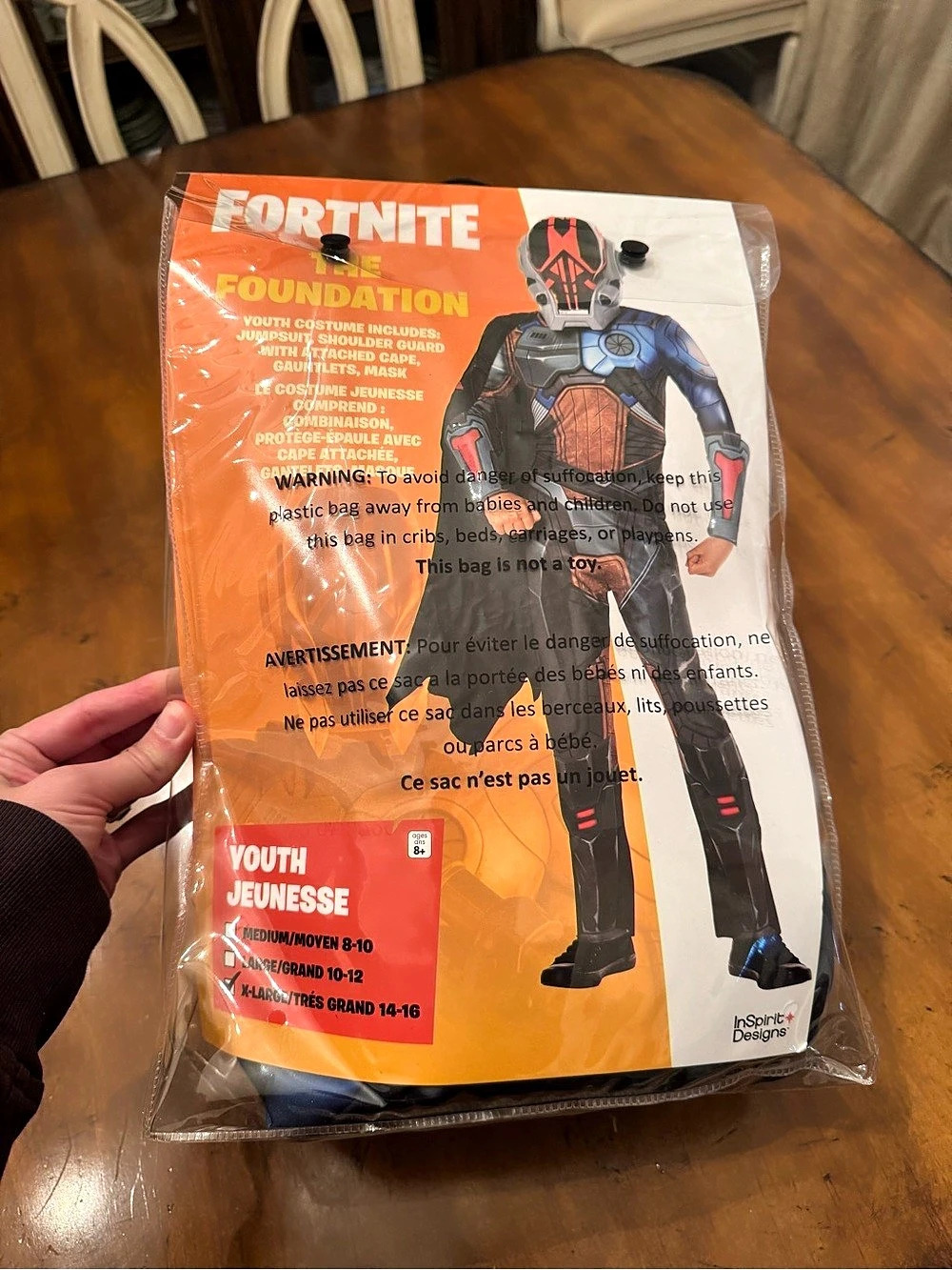 NWT Fortnite Foundation Costume Boys XL (14-16)